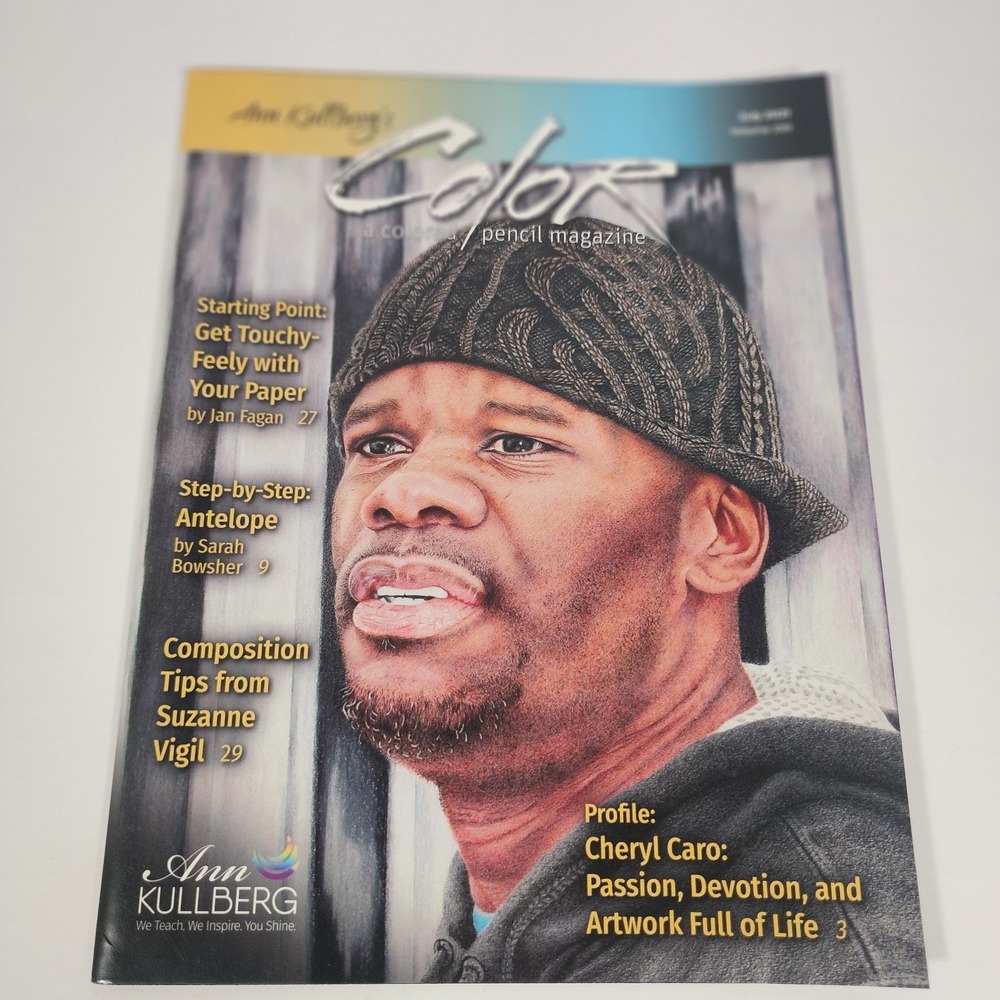 Color‎ Magazine July 2021 By Ann Kullberg Colored Pencil Art